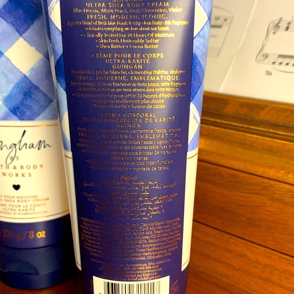 Bath and Bodyworks GINGHAM body lotion - Picture 2 of 4